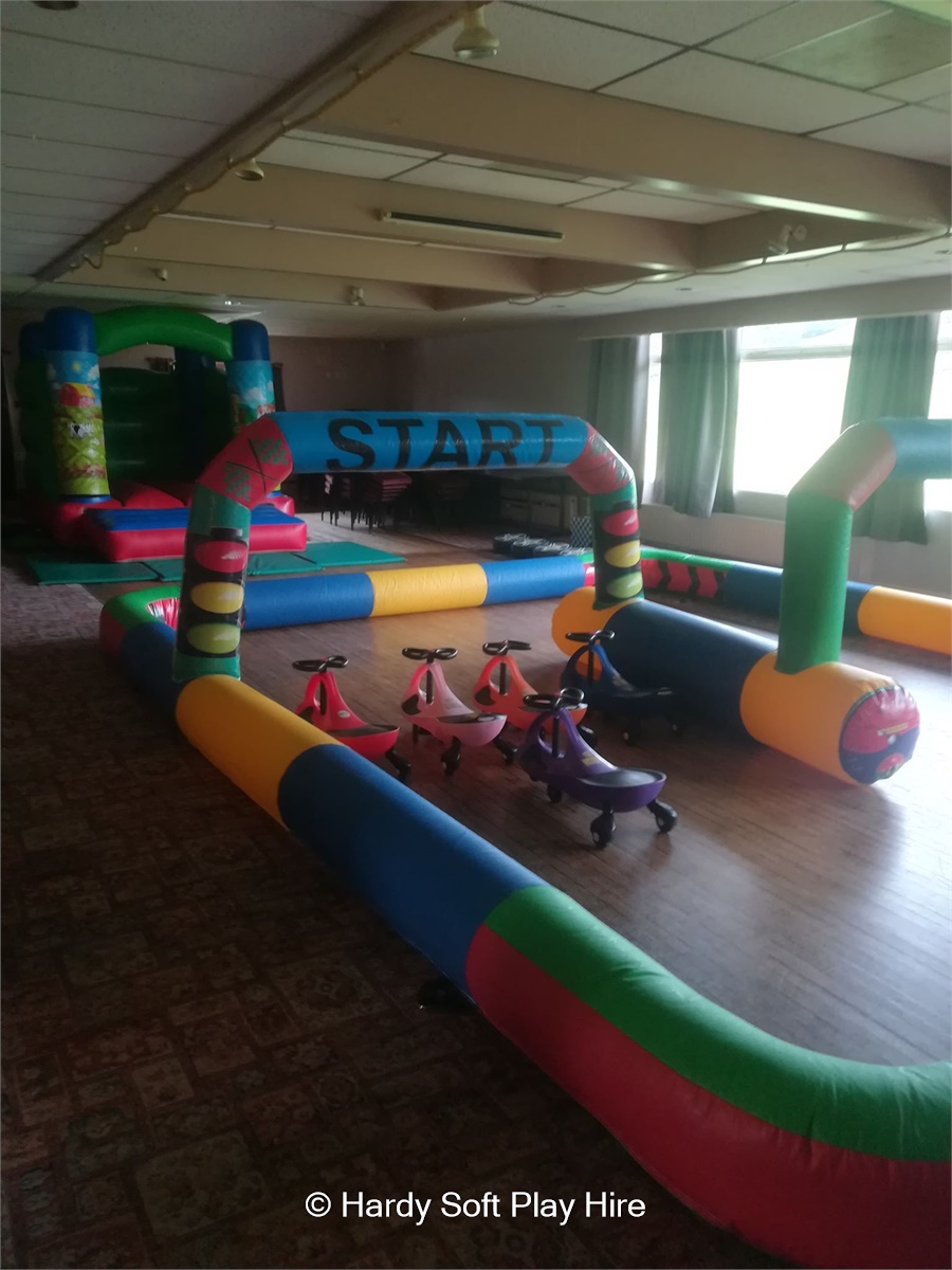 Didi Car Track. Age 3+ Bouncy Castle Hire in Kendal, Cumbria
