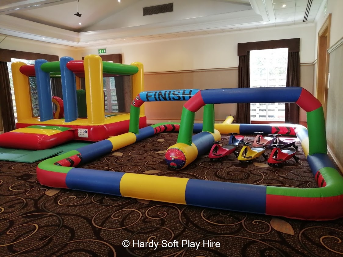 Didi Car Track. Age 3+ Best Bouncy Castle Hire service in Kendal